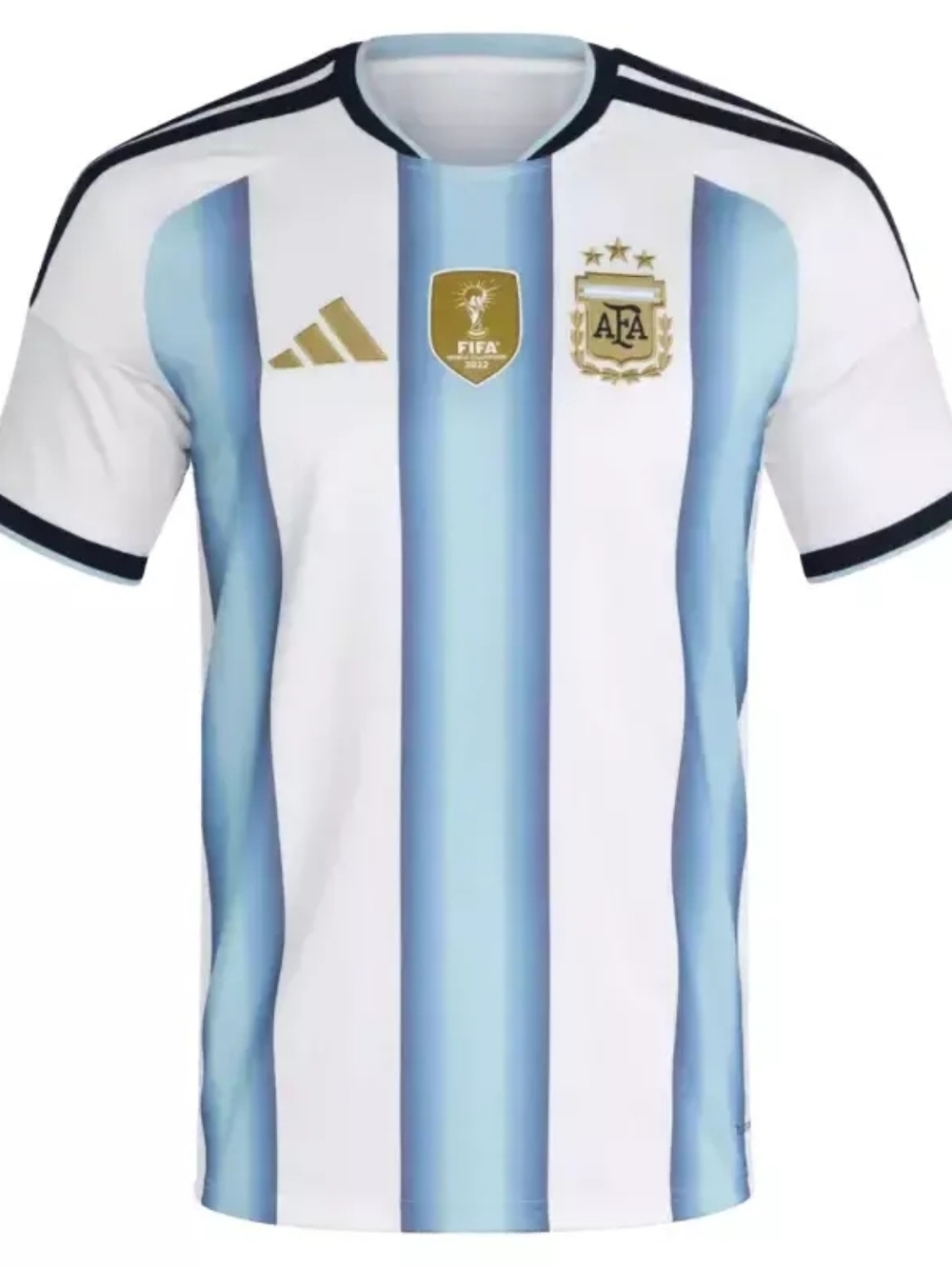 adidas Argentina White and Light Blue FIFA World Champions Jersey